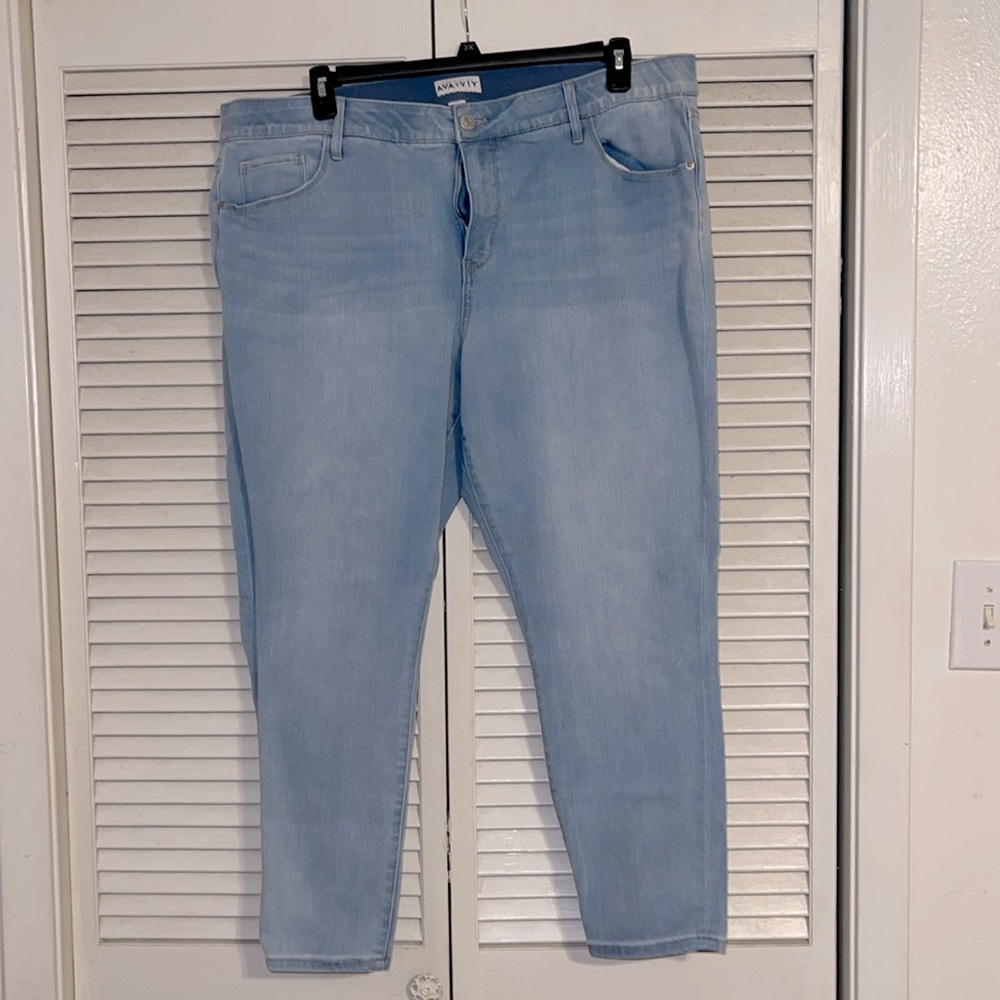 Ava & Viv Tapered Blue Jeans 22W